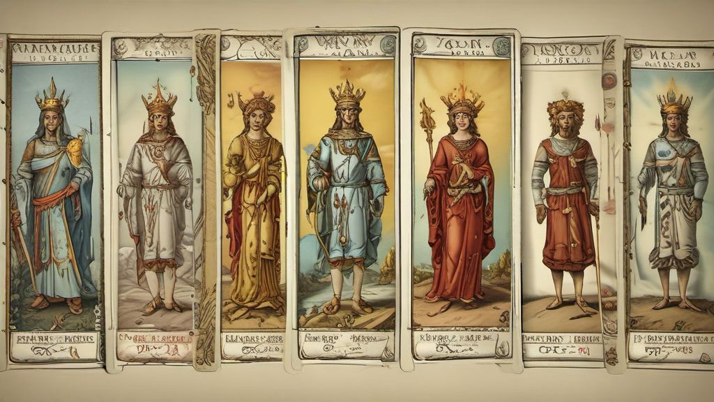 Cartes majeures tirées pour interprétation
