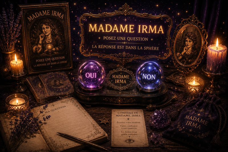 Réponse oui ou non avec Madame Irma