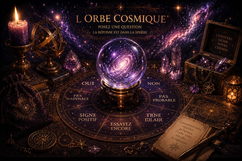 Réponses intuitives avec l’Orbe Cosmique