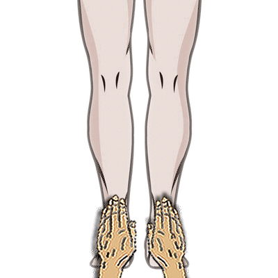 les pieds