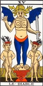 Le Diable – Tarot de Marseille