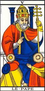Le Pape – Tarot de Marseille