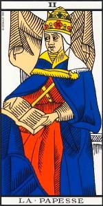 La Papesse – Tarot de Marseille