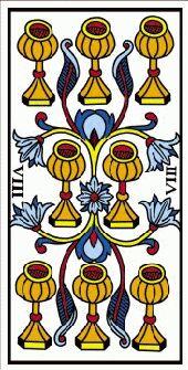 huit de coupe du tarot de marseille