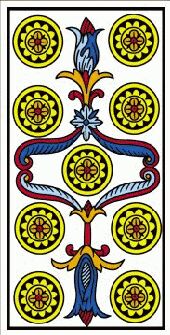 neuf de denier du tarot de marseille