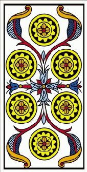 six de denier du tarot de marseille