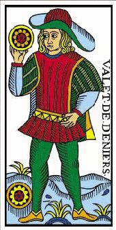 valet de denier du tarot de marseille