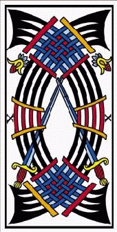 dix d'épée du tarot de marseille